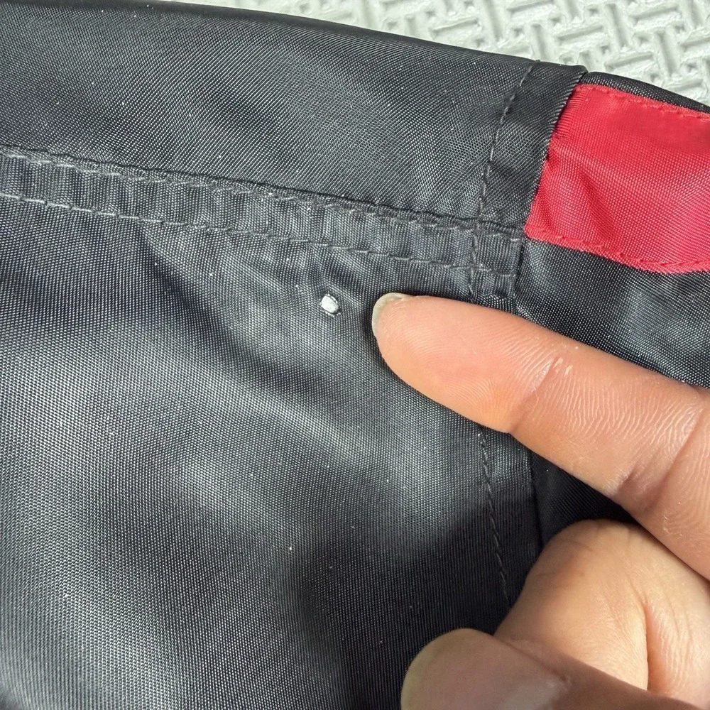 VTG Polo Ralph Lauren Jeans Co Black Thermal Lined Bomber Jacket Sz XL Military